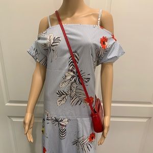 Off shoulder midi dress